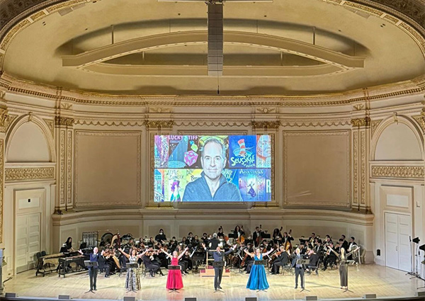 Photo of Stephen Flaherty at Carnegie Hall