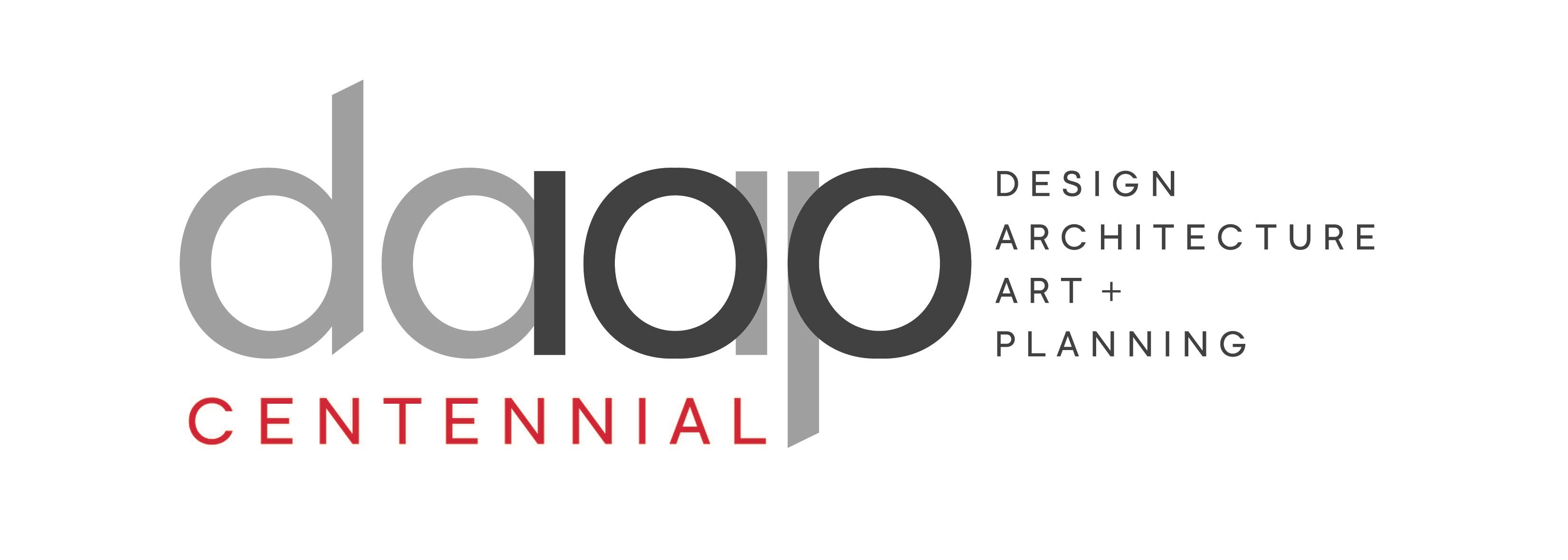 DAAP Centennial logo