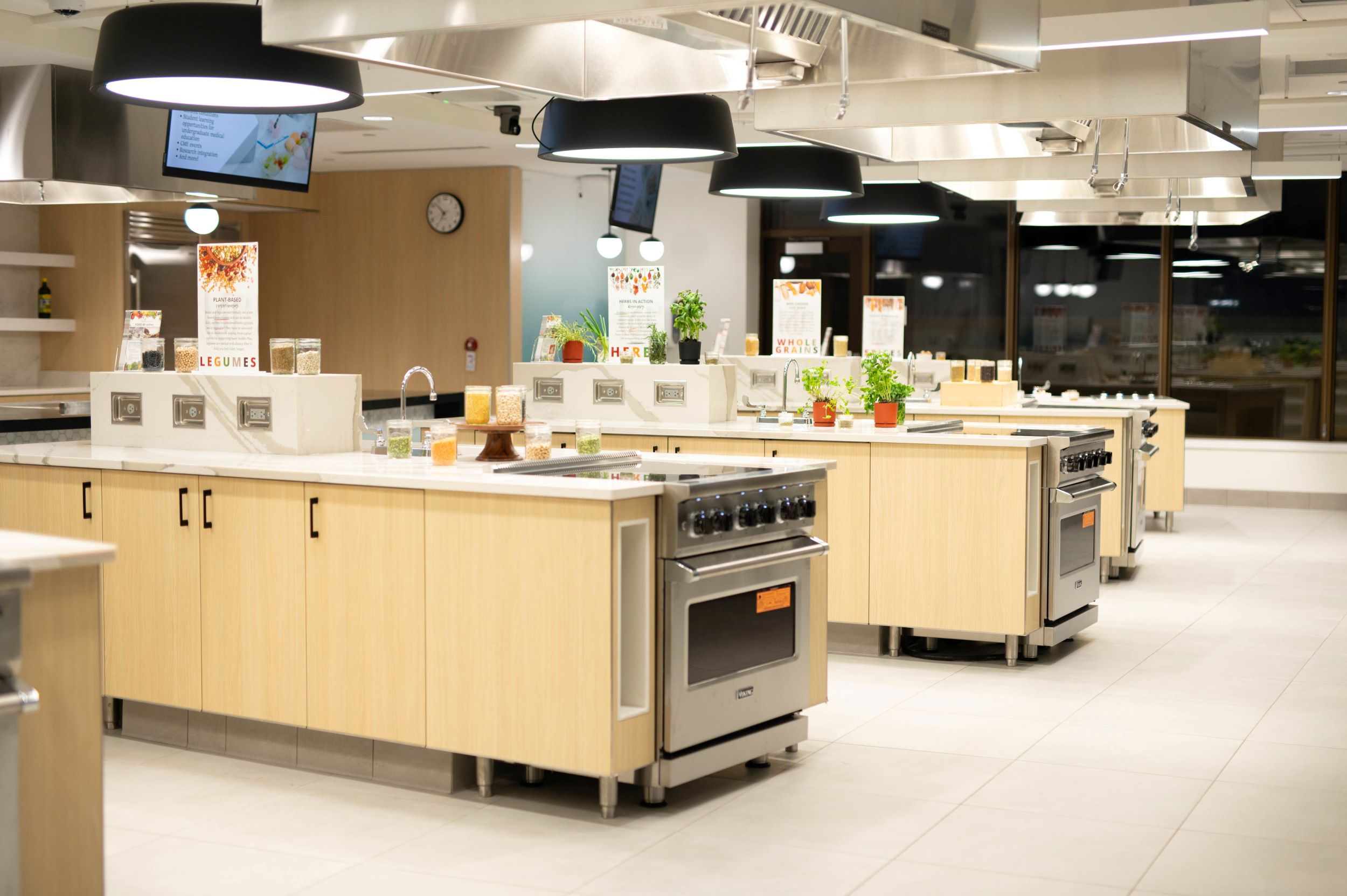 Large industrial kitchen.