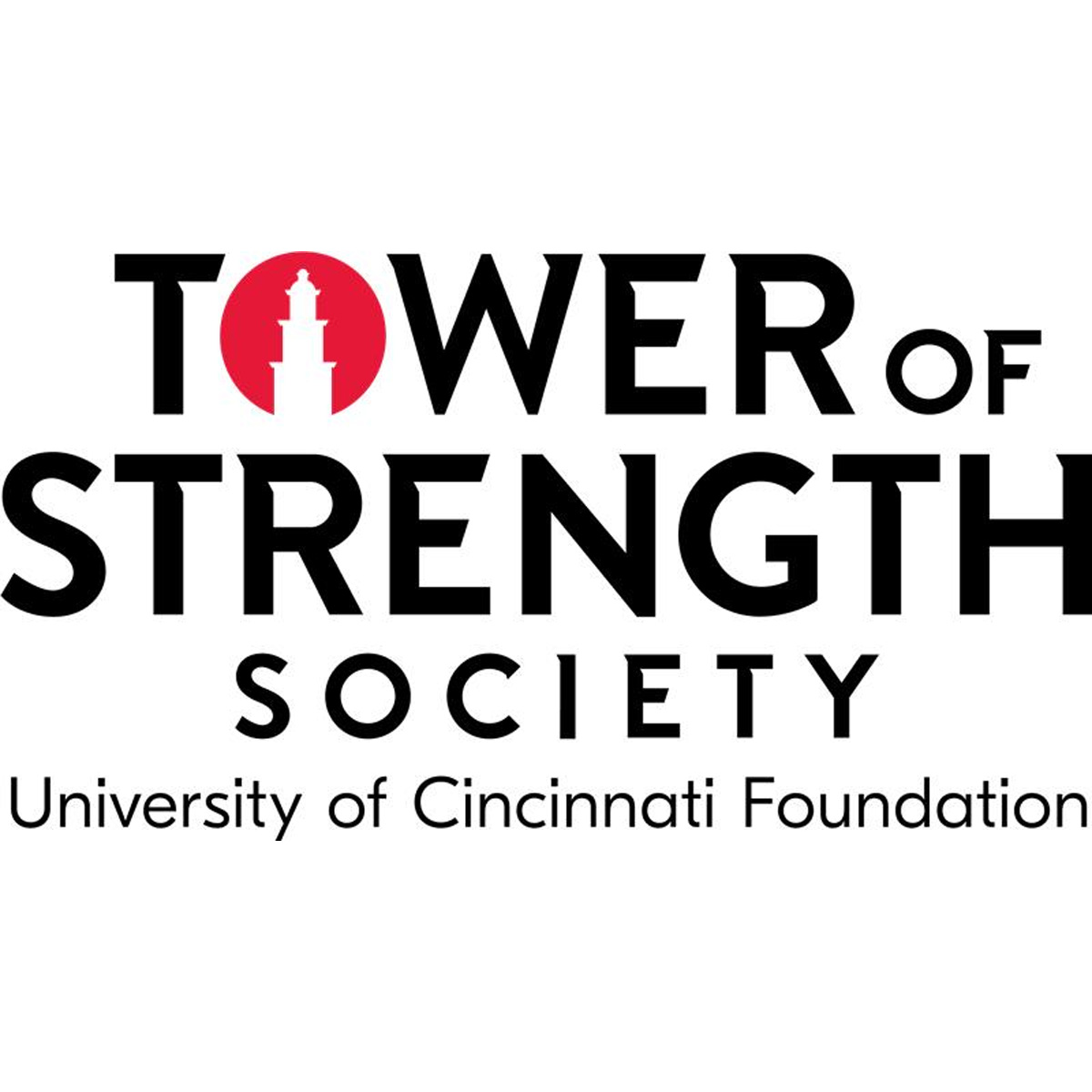 Tower of Strength Society gold coil logo