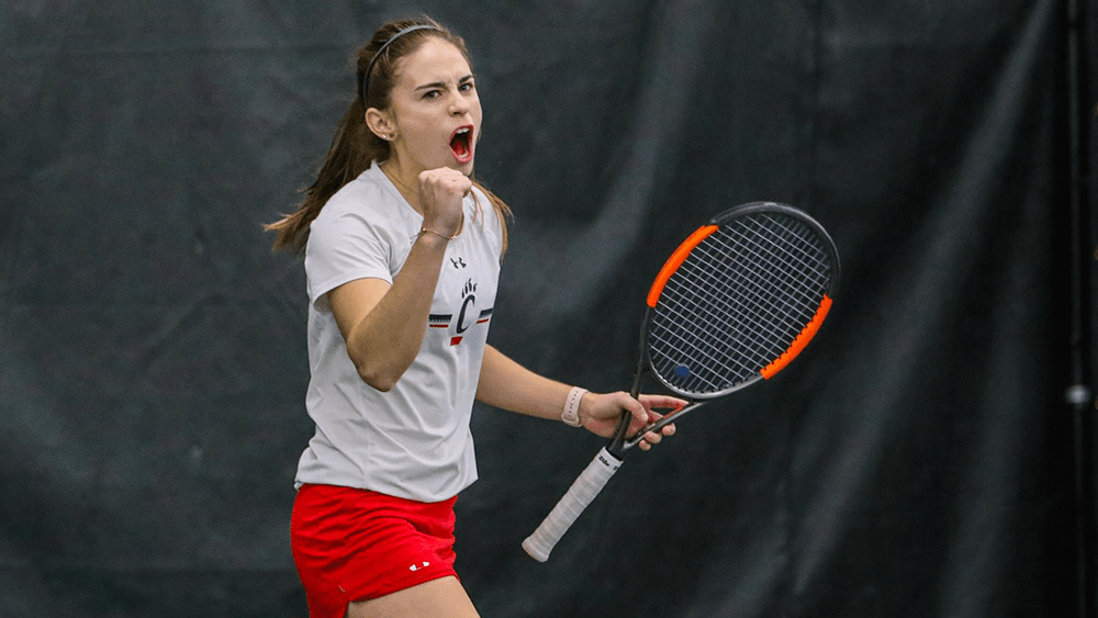 member of UC Women's Tennis team