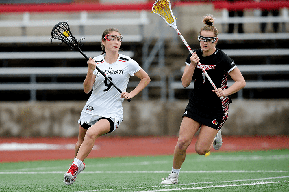 member of UC Women's Lacrosse team