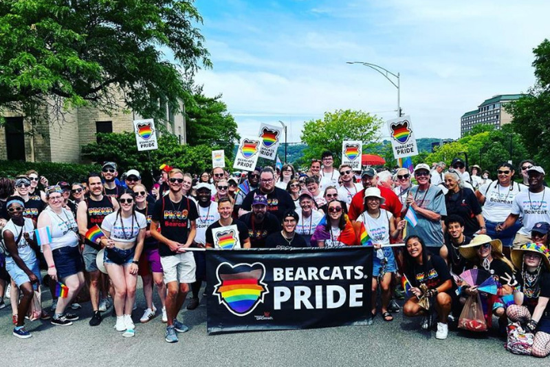 UC students at Cincinnati Pride.